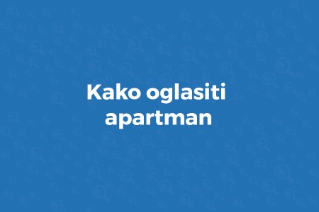 kako oglasiti apartman